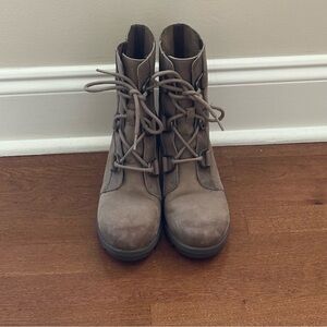 Sorel Joan of Arctic Wedge Women's Lace-Up Ankle Boots - Brown